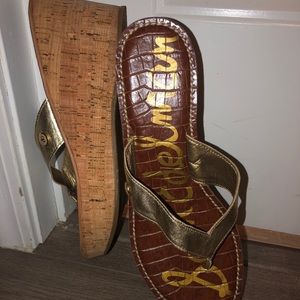 Sam Eldeman Wedge Flip Flops